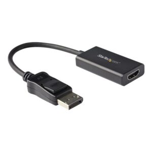 Adaptador dp a hdmi startech macho - hembra - negro