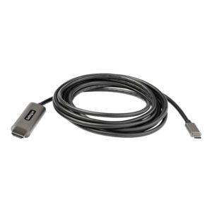 Cable usb tipo c a hdmi 4k startech 3m - macho - macho - negro