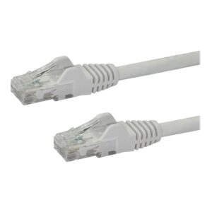 Cable de red startech latiguillo rj45 utp cat6 7m blanco