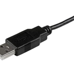 Cable micro usb tipo b a usb tipo a startech 3m - macho - macho - negro