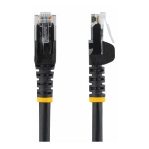 Cable de red startech latiguillo rj45 utp cat6 3m negro