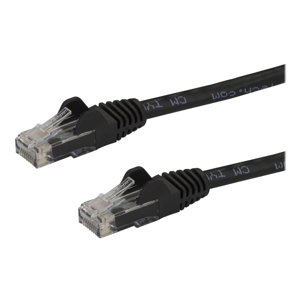 Cable de red startech latiguillo rj45 utp cat6 15m negro