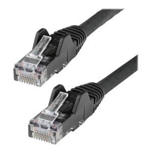 Cable de red startech latiguillo rj45 lszh utp cat6 5m negro