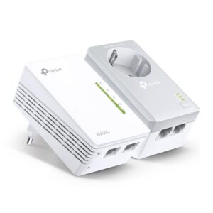 Kit de adaptadores powerline wifi tp - link tl - wpa4226 kit av600