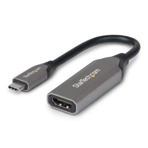 Cable usb tipo c a hdmi 8k startech 0.20m - macho - hembra