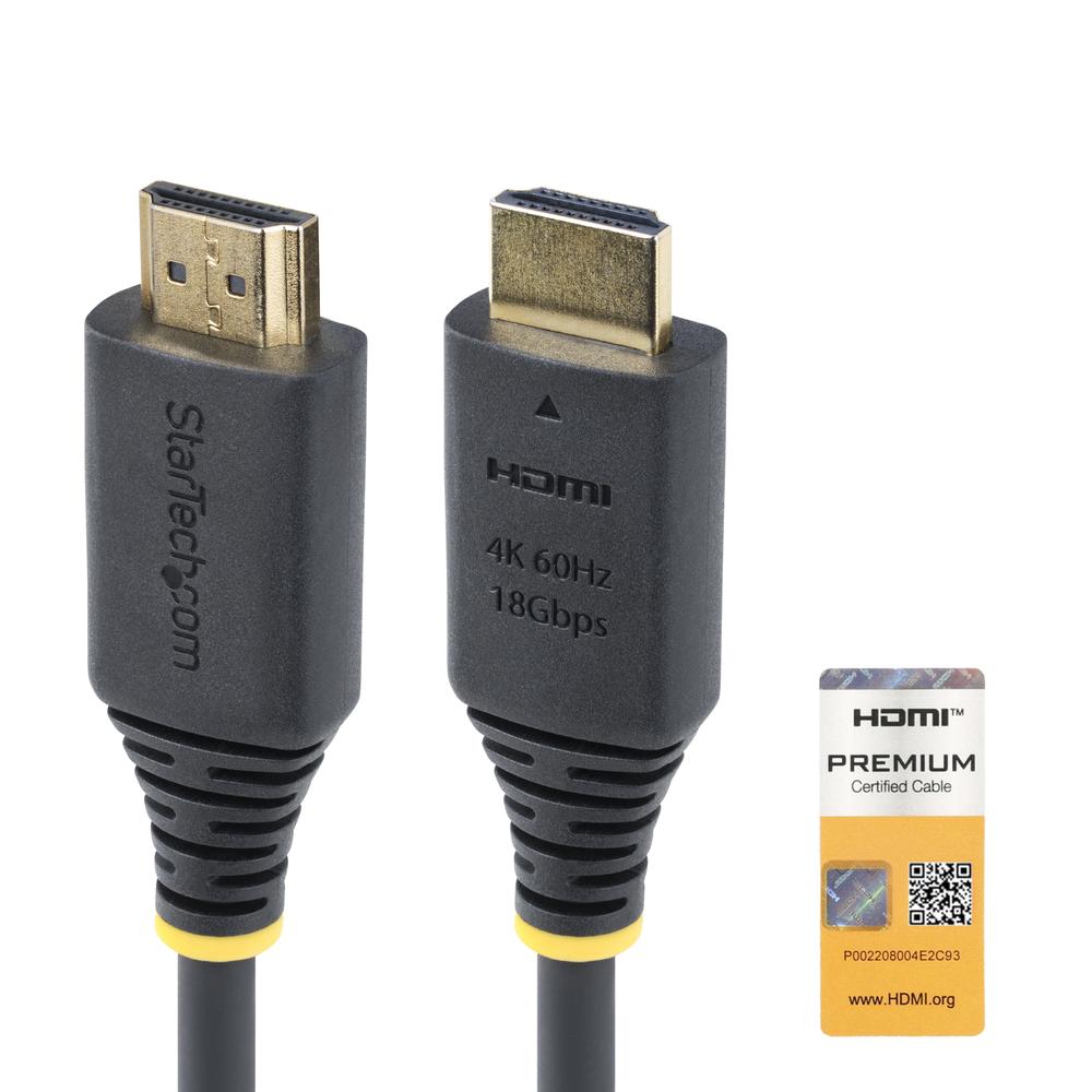 Cable hdmi 4k premium startech 0.50m - macho - macho