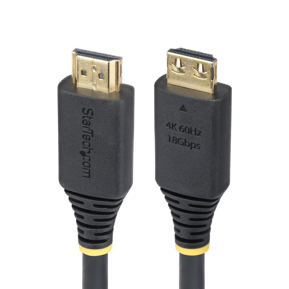 Cable hdmi 4k con agarre startech 0.50m - macho - macho