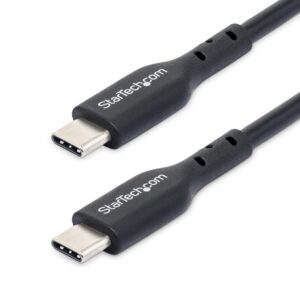 Cable usb tipo c startech 1m - macho - macho - negro