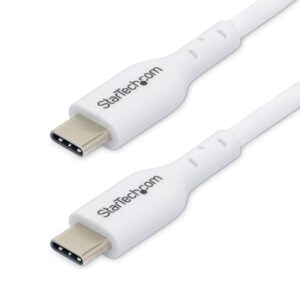 Cable usb tipo c startech 2m - macho - macho - blanco