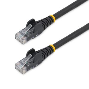 Cable de red startech latiguillo rj45 lszh utp cat6 3m negro