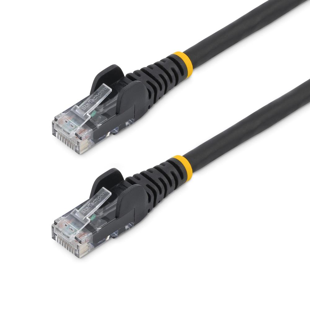 Cable de red startech latiguillo rj45 lszh utp cat6 0.50m negro