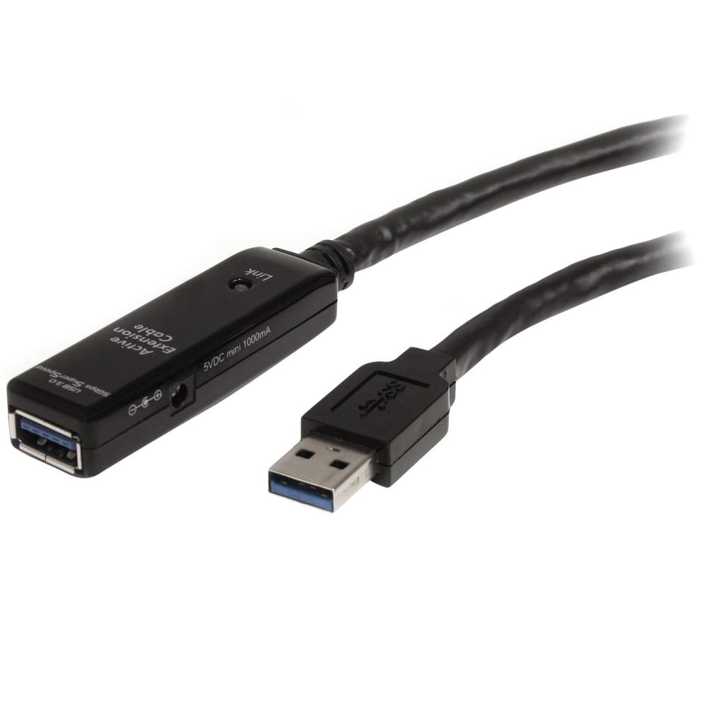 Cable usb tipo a startech 10m - macho - hembra - negro