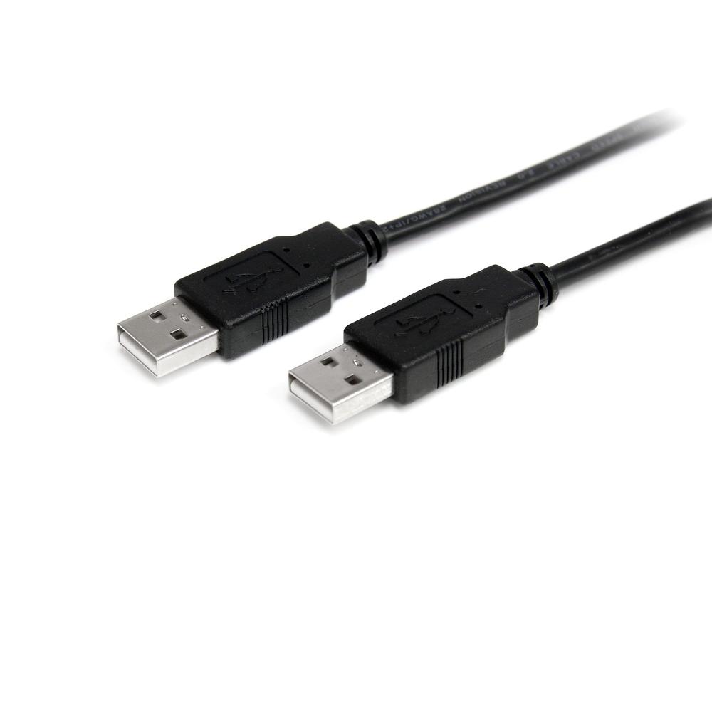 Cable usb tipo a startehc 1m - macho - macho - negro