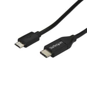Cable usb tipo c a micro usb tipo b startech 1m - macho - macho - negro