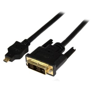 Cable micro hdmi a dvi - d startech 1m - macho - macho - negro