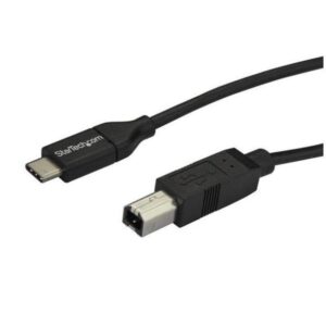 Cable usb tipo c a usb tipo b startech 2m - macho - macho - negro