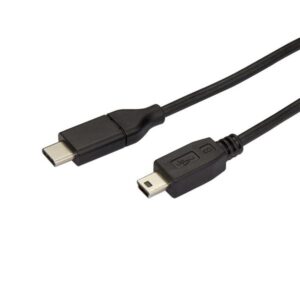 Cable usb tipo c a mini usb tipo b startech 2m - macho - macho - negro