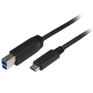 Cable usb tipo c a usb tipo b startech 2m - macho - macho - negro