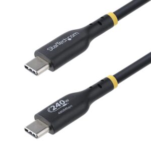 Cable usb tipo c startech 4m - macho - macho - negro
