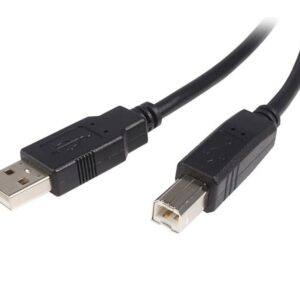Cable usb tipo a a usb tipo b startech 5m - macho - macho - negro
