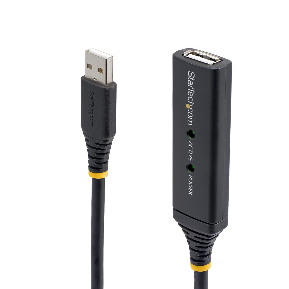 Cable usb tipo a startech 5m - macho - hembra - negro