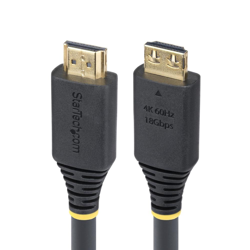 Cable hdmi 4k con agarre startech 7m - macho - macho - negro