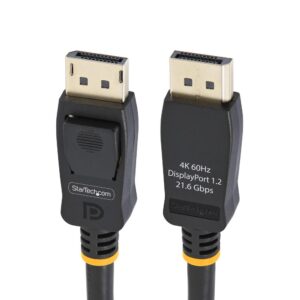 Cable displayport 4k x 2k startech 1m - macho - macho - negro