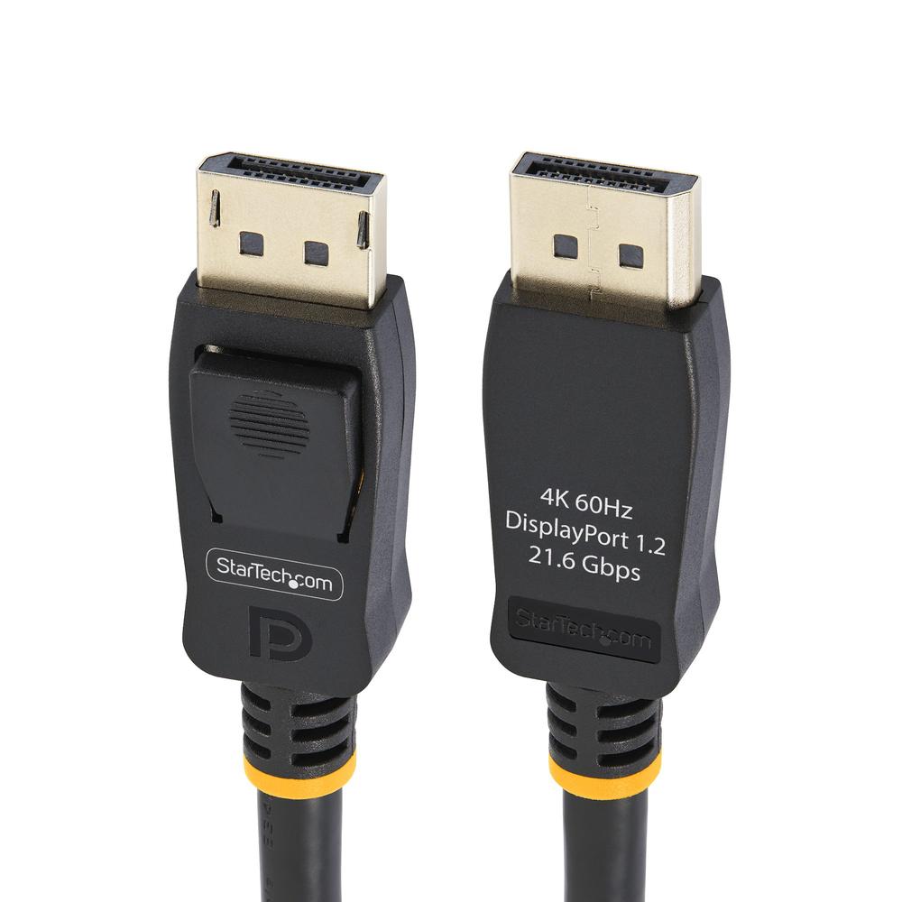 Cable displayport 4k x 2k startech 1.8m - macho - macho - negro