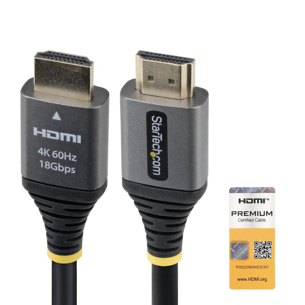 Cable hdmi 4k startech 0.5m - macho - macho