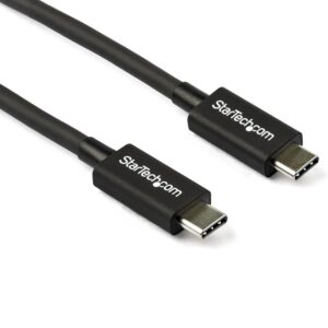 Cable usb tipo c startech 0.8m - macho - macho - negro