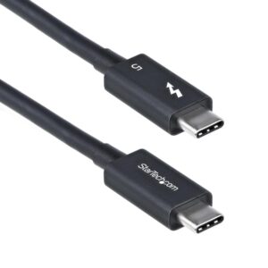 Cable usb tipo c startech 1m - macho - macho - negro