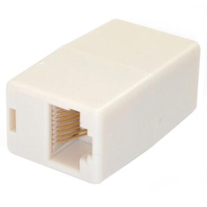 Caja de empalme acoplador startech para cat5 utp 2x rj45