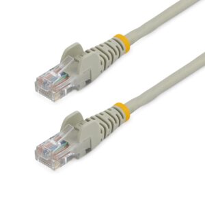 Cable de red startech latiguillo rj45 utp cat5e 10m gris