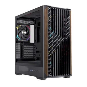 Caja ordenador gaming einarex p800 atx rgb cristal templado negra