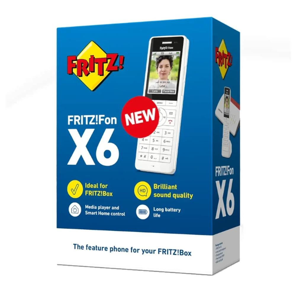 Telefono fijo inalambrico fritz! fon x6 blanco