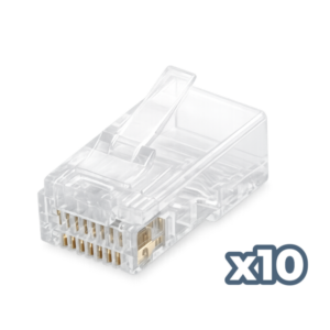 Conector phasak rj 45 cat. 6 utp (10 unid) phk 45c6