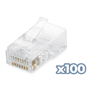 Conector phasak rj45 cat. 6 utp (100 unid) phk 45c6 - 100