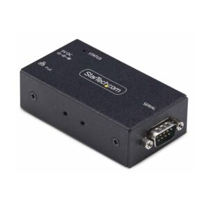 Adaptador rs232 a ethernet poe startech macho - hembra