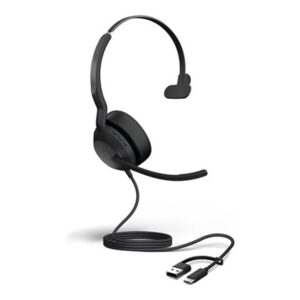 Auriculares jabra evolve2 50 ms mono negro