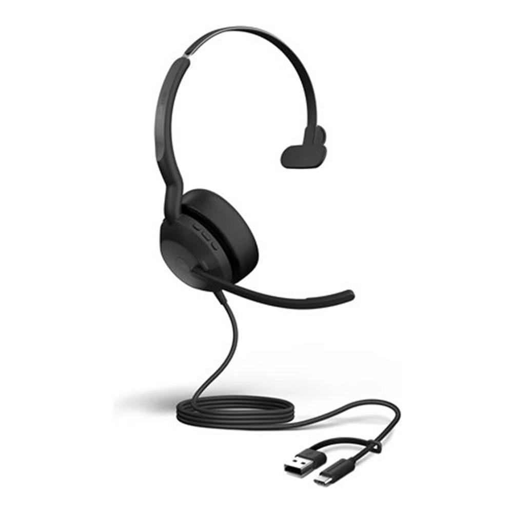 Auriculares jabra evolve2 50 ms mono negro