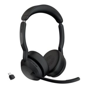 Auriculares jabra evolve2 55 uc stereo inalambrico negro