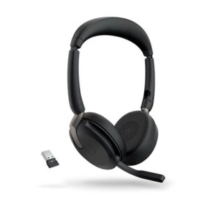 Auriculares jabra evolve2 65 flex uc stereo inalambrico negro
