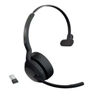Auriculares jabra evolve2 55 ms mono inalambrico negro