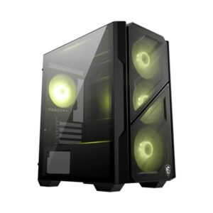 Caja ordenador gaming msi mag forge m110r airflow matx negra