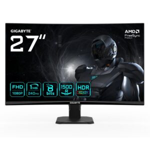 Monitor curvo gaming gigabyte gs27fc2 27 pulgadas fhd 240hz