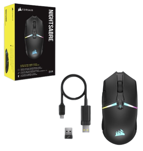 Raton inalambrico gaming corsair ch - 931b011 - eu negro