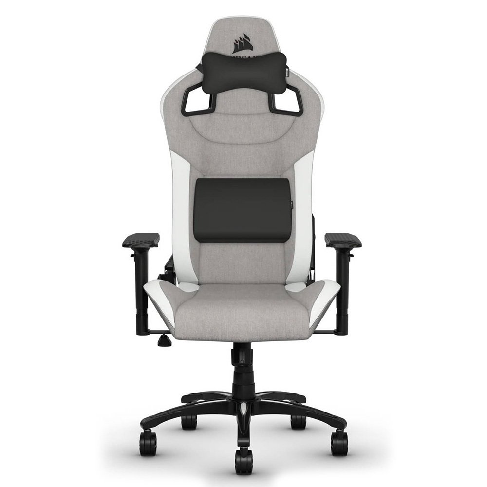 Silla gaming corsair t3 rush (2023) gris - blanca