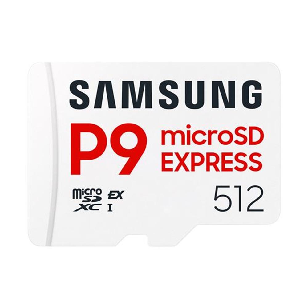 Tarjeta memoria micro sd express samsung 512gb sdxc p9 clase 10 u3 v30 a1