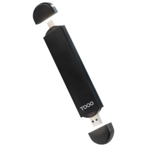 Carcasa disco duro tooq tqe - 2240b para ssd m.2 usb tipo c negra