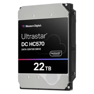 Disco duro interno hdd wd western digital ultrastar dc hc570 22tb 3.5 pulgadas sas 7200rpm 512mb